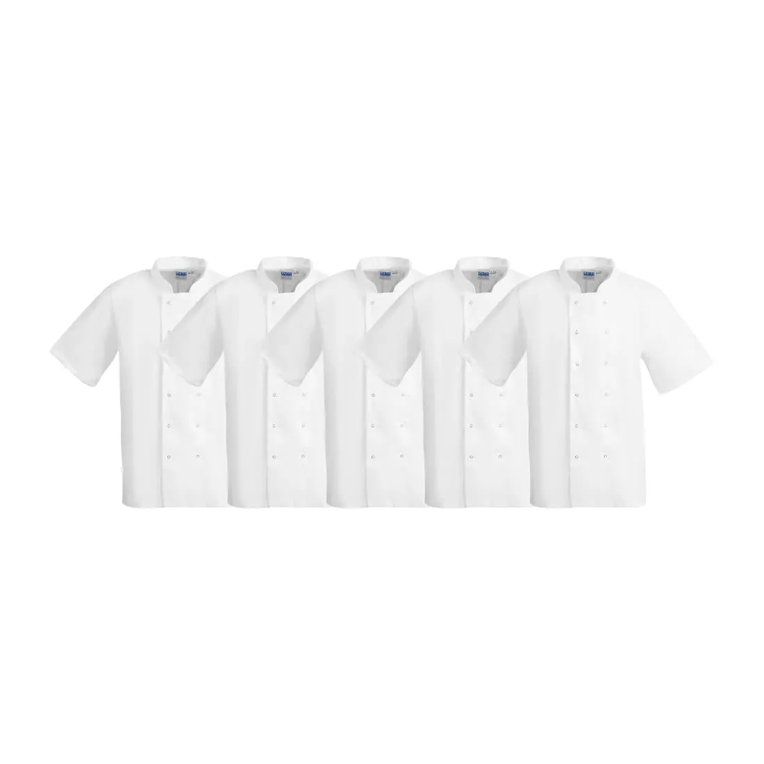 Whites Boston Unisex Chef Jacket White S (5 Pack)