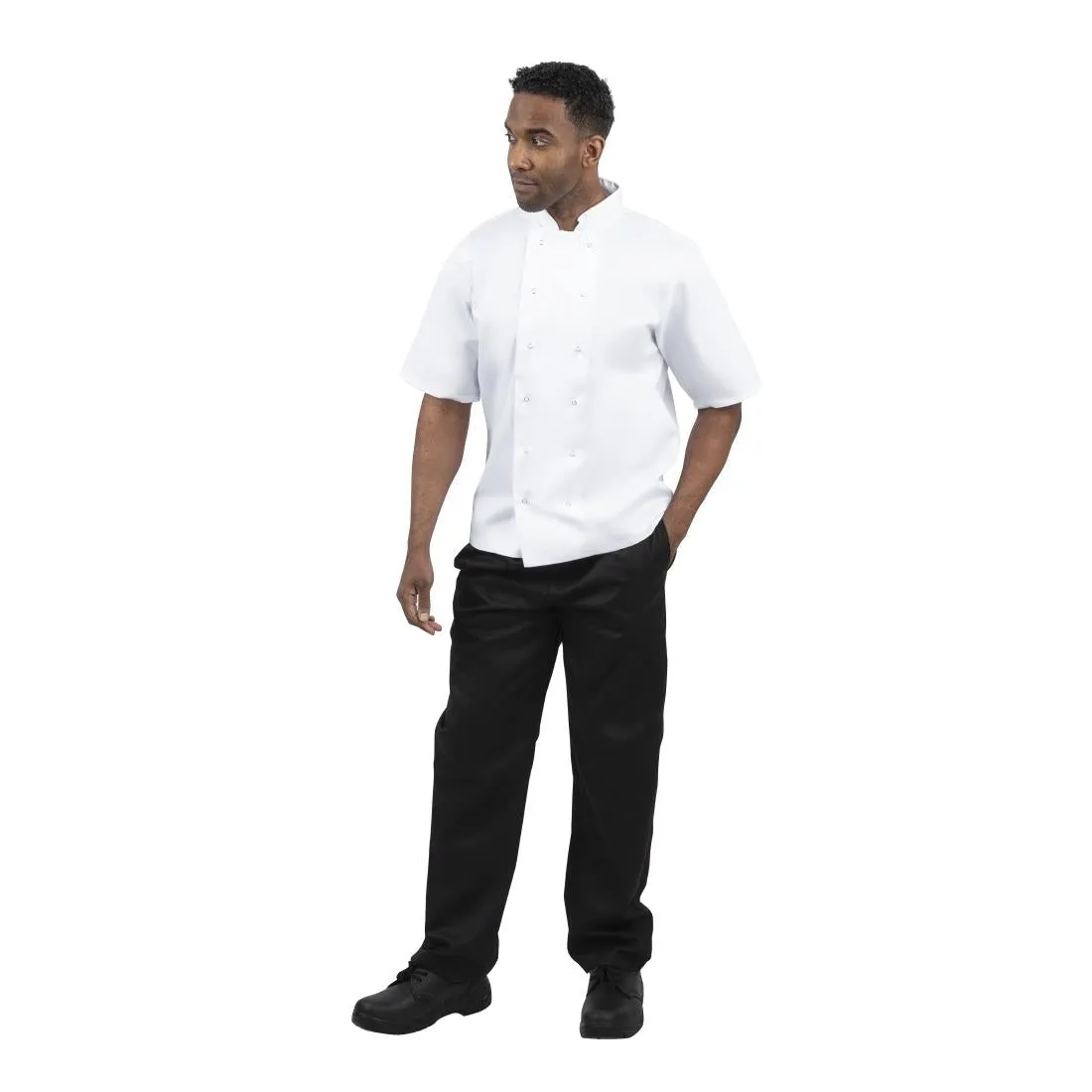 Whites Boston Unisex Chef Jacket White S (5 Pack)