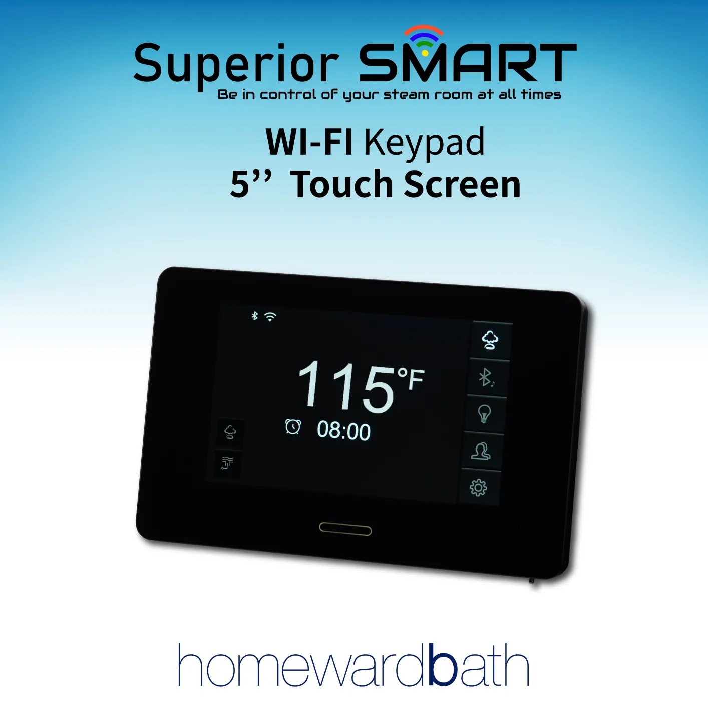 WiFi Superior SMART Steam Shower Generator Kit 18kW