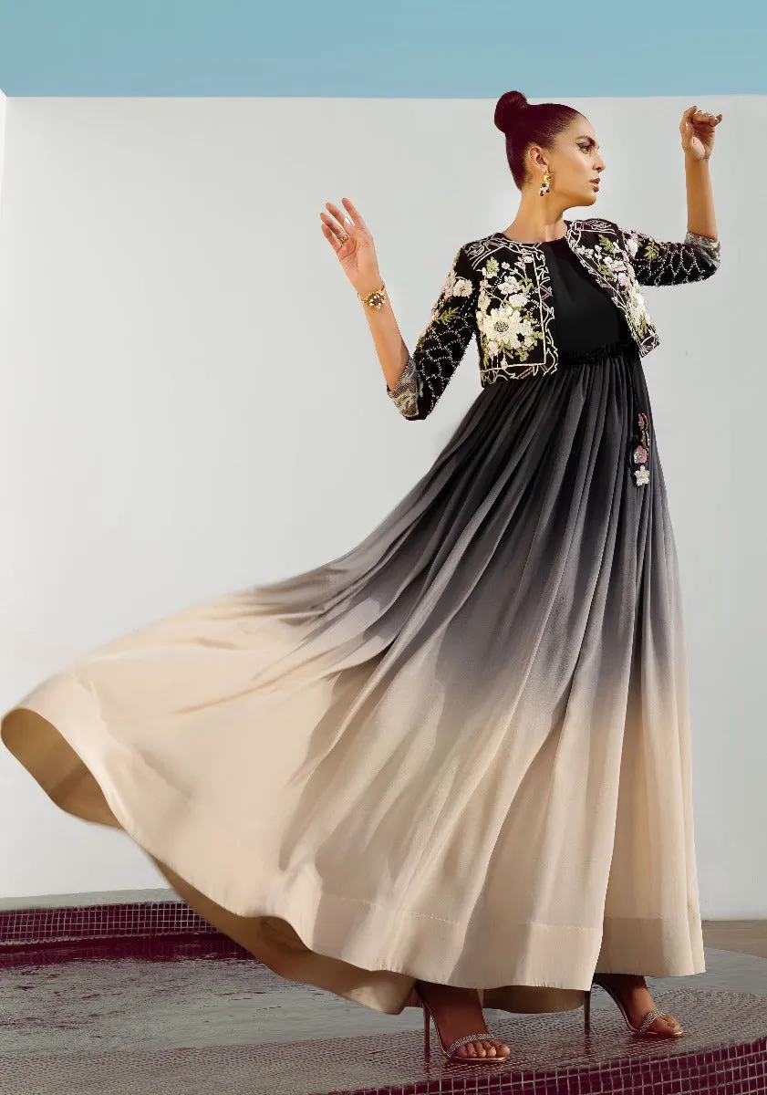 Wilma Black Ombre