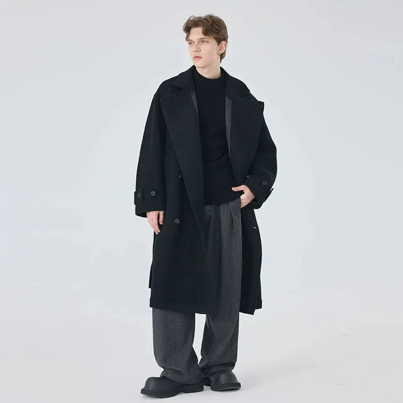 Winter Black Overcoat
