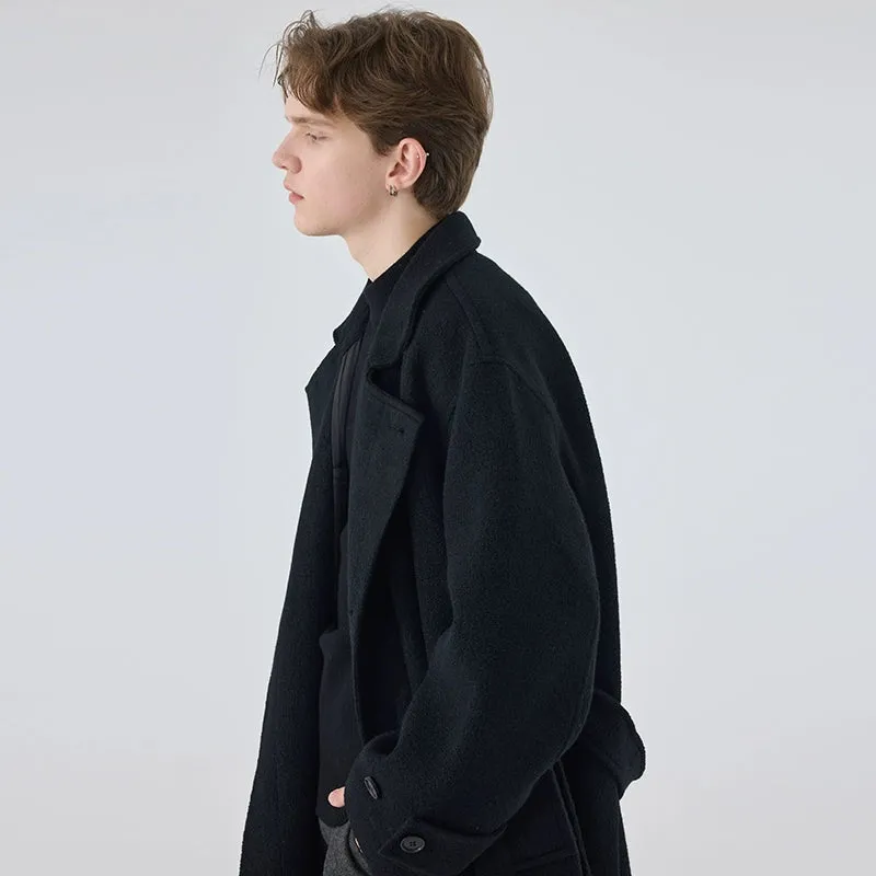 Winter Black Overcoat