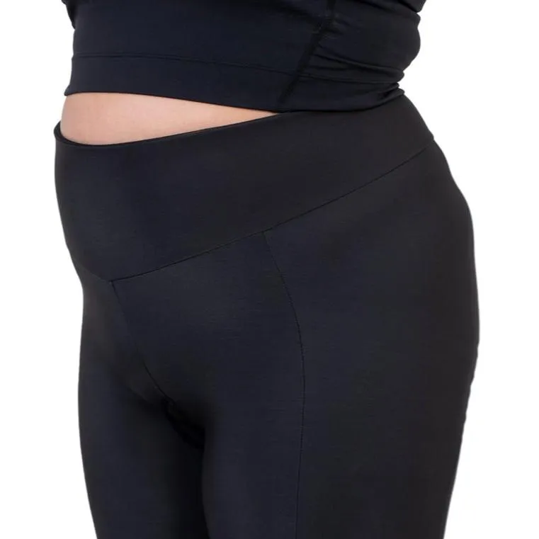 Womens Black Padded Cycling Shorts
