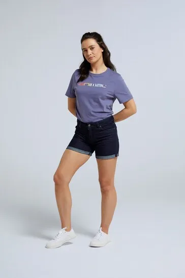 Womens Blue Skye Organic Shorts