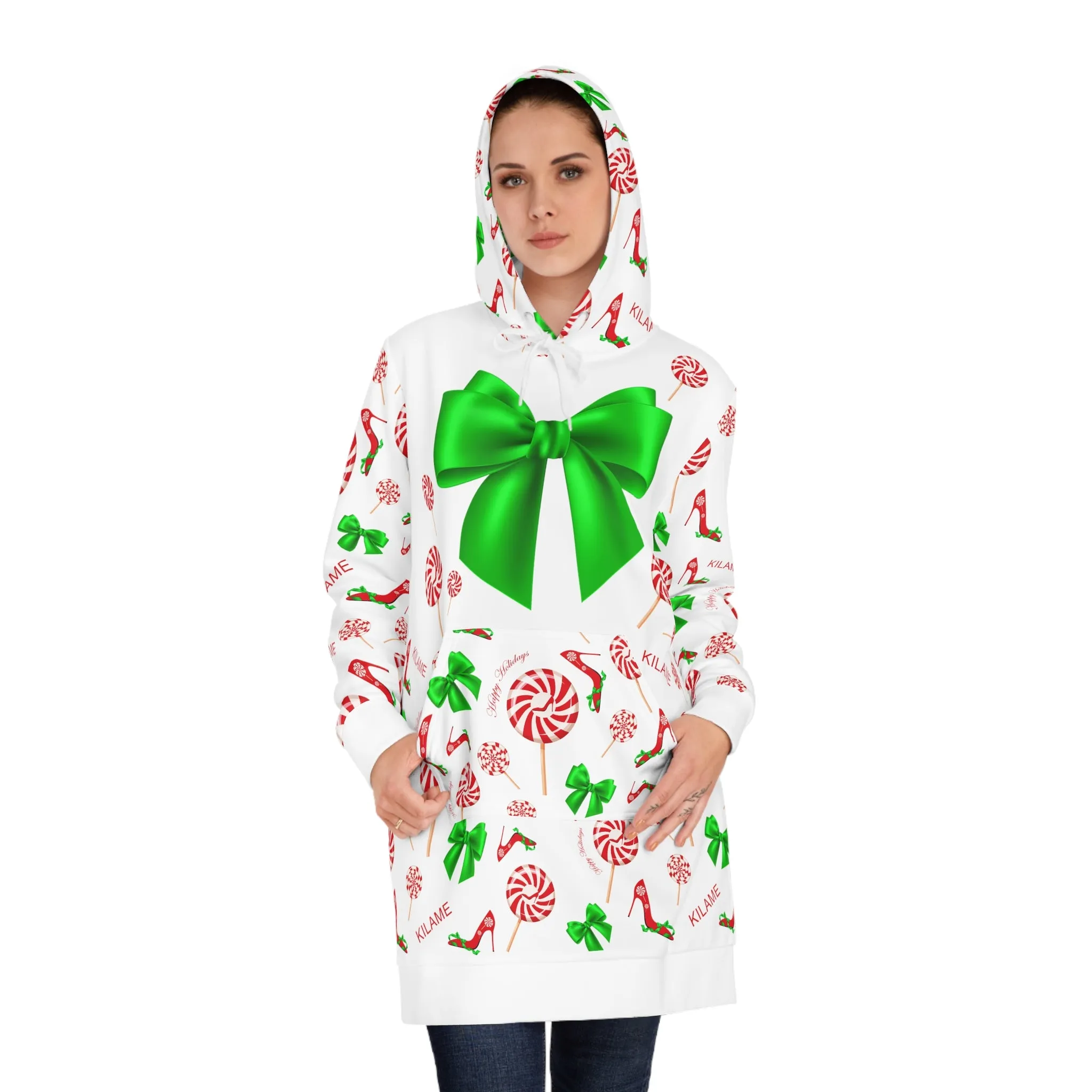 Women's Hoodie Dress 'Peppermint'
