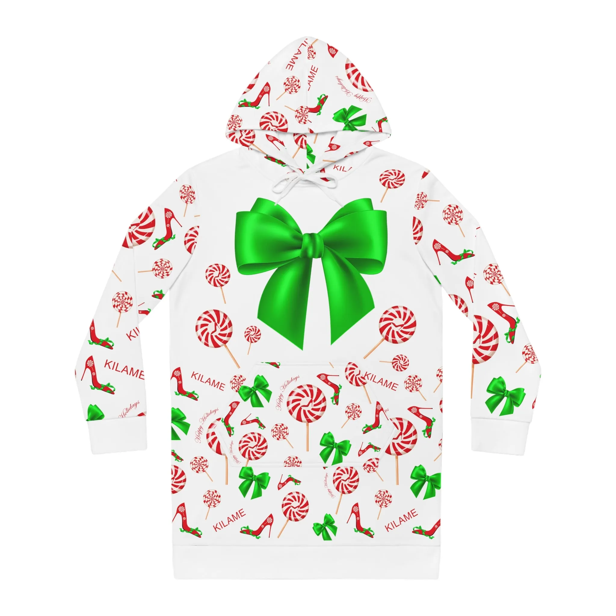 Women's Hoodie Dress 'Peppermint'