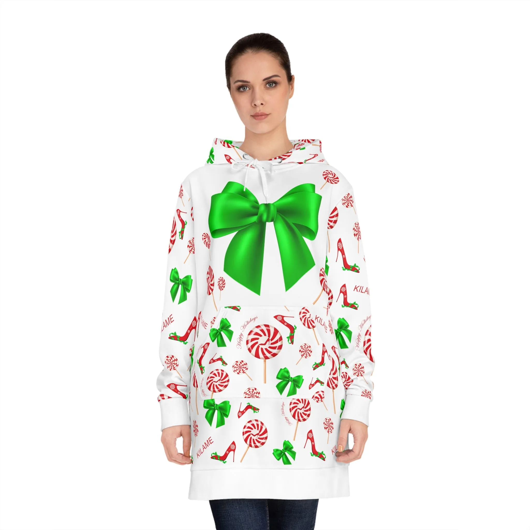 Women's Hoodie Dress 'Peppermint'