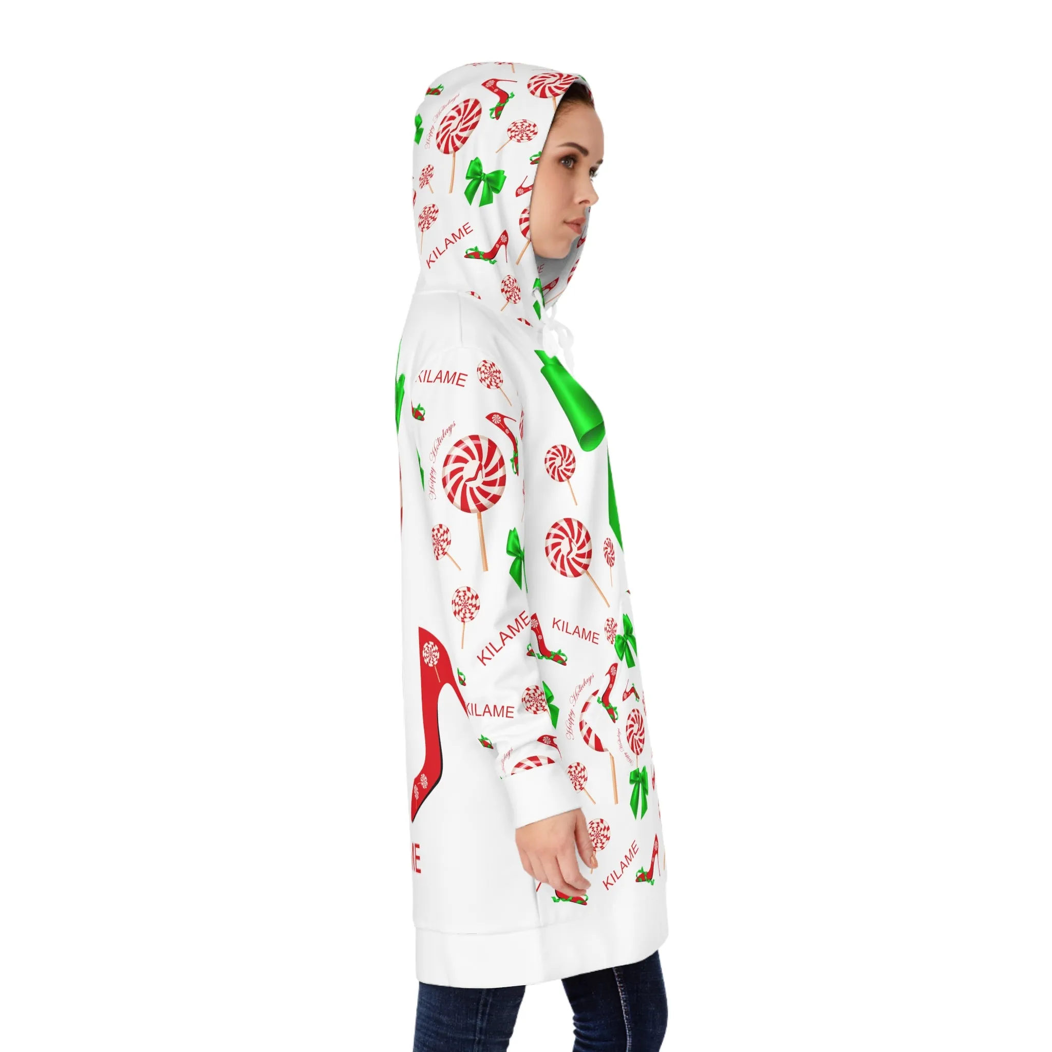 Women's Hoodie Dress 'Peppermint'