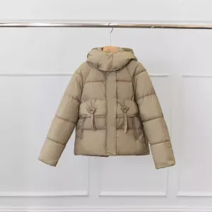 Women's Quilted and Padded Cropped Puffer Jacket for Maximum Warmth