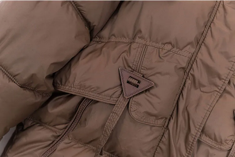 Women's Quilted and Padded Cropped Puffer Jacket for Maximum Warmth