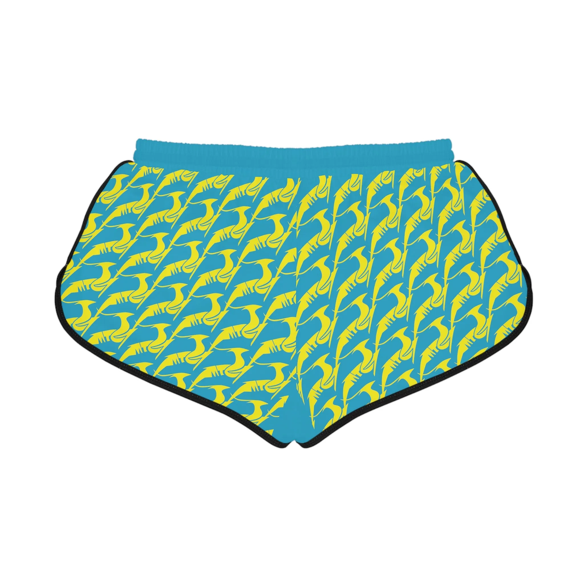 Women's Relaxed Shorts Yellow & Green