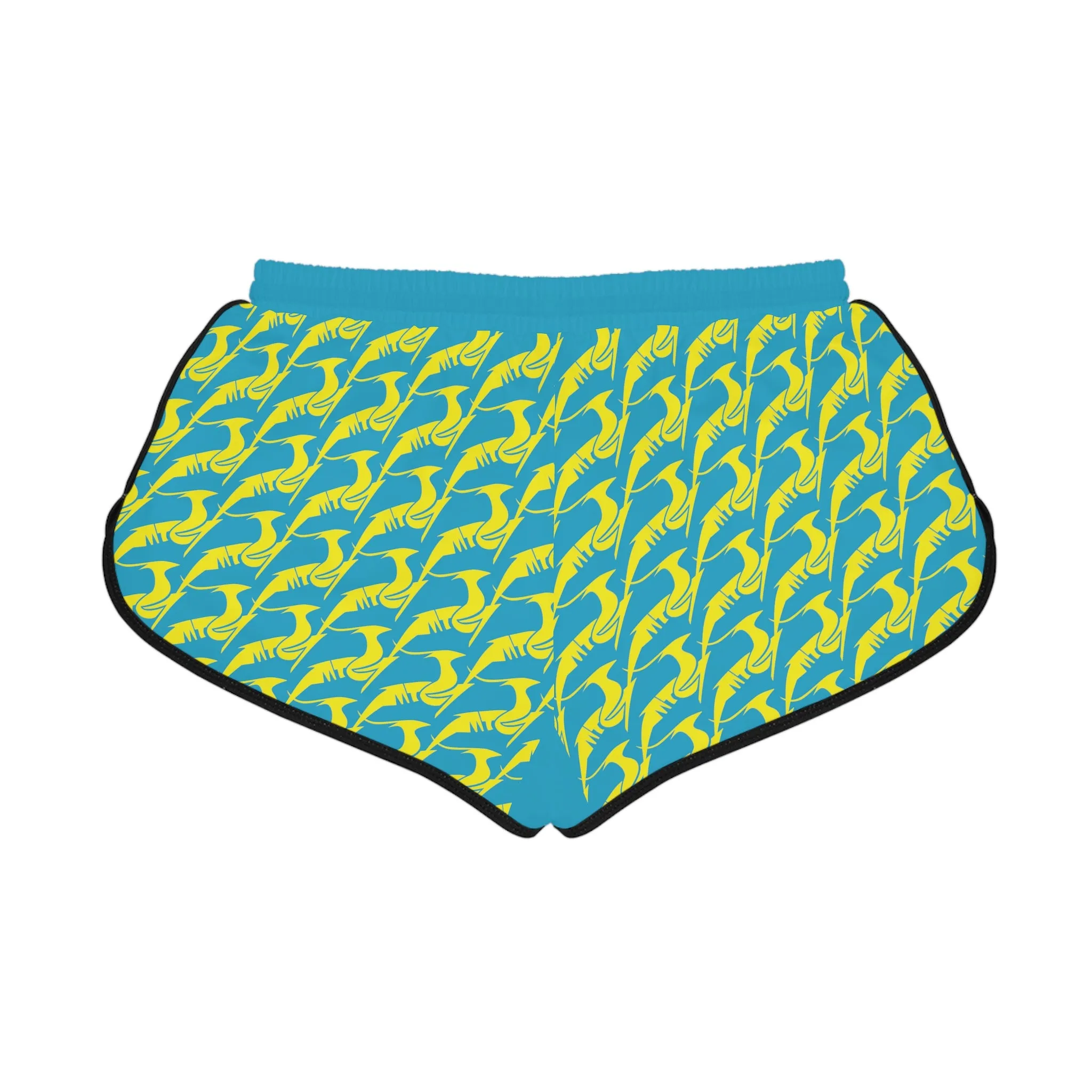 Women's Relaxed Shorts Yellow & Green