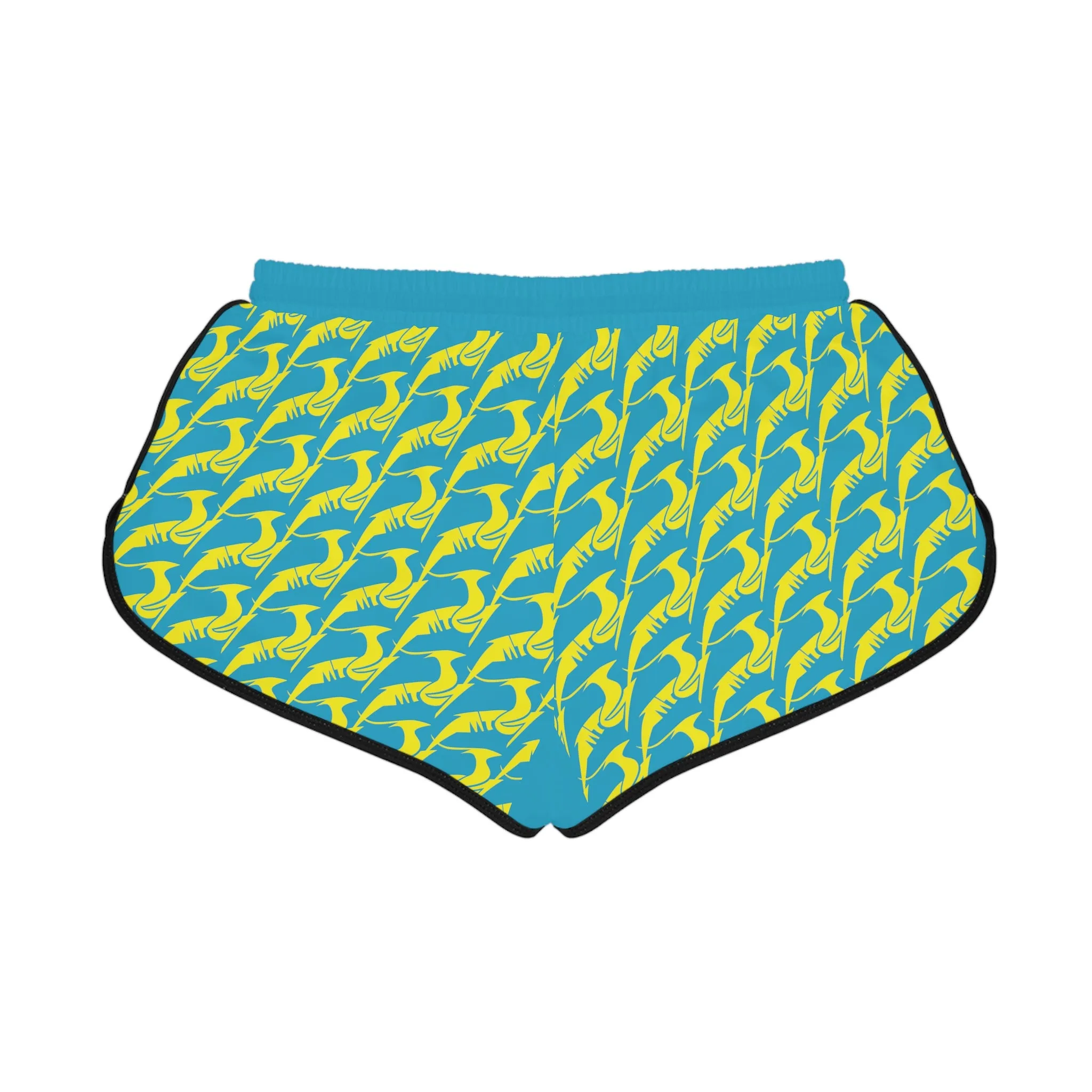 Women's Relaxed Shorts Yellow & Green