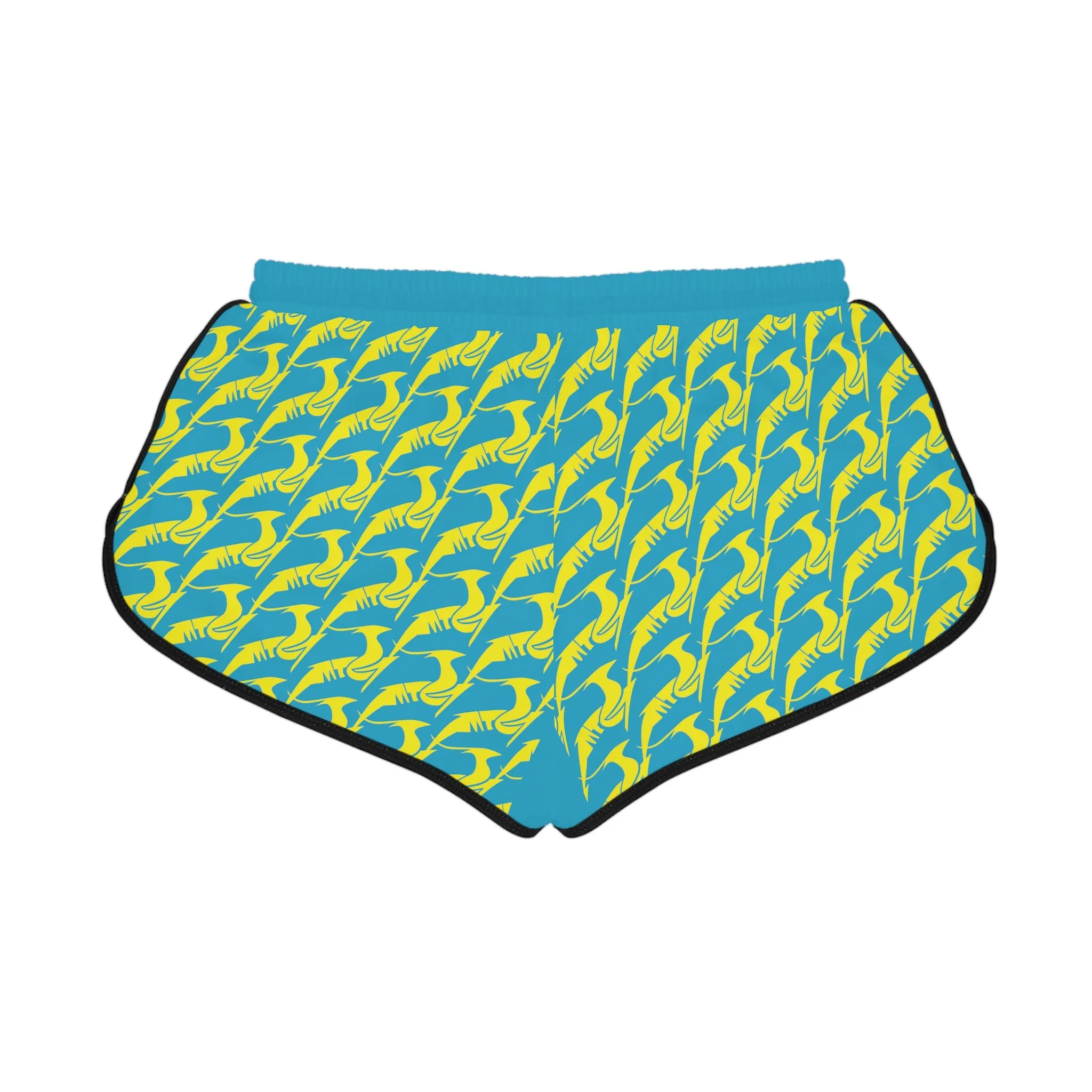 Women's Relaxed Shorts Yellow & Green