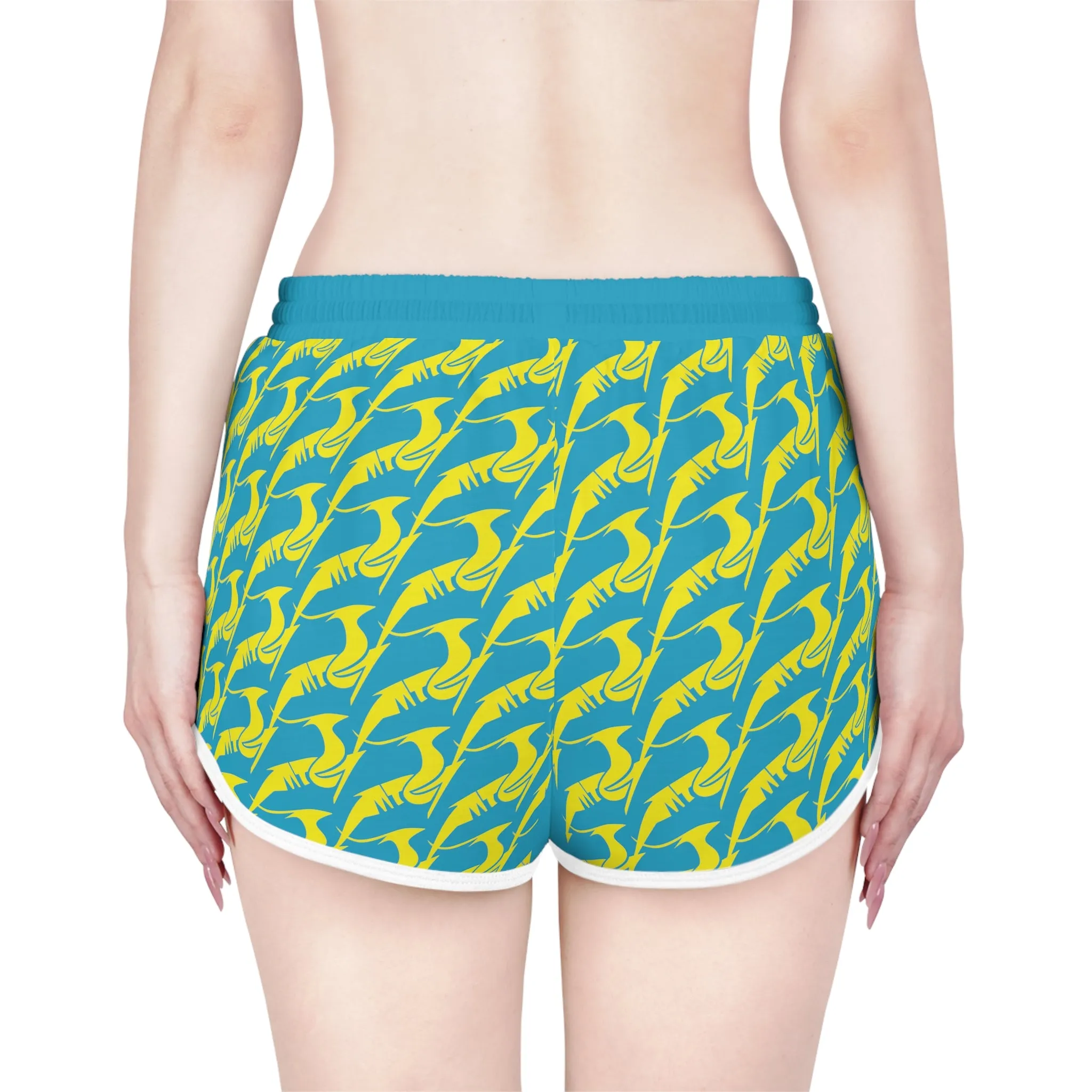 Women's Relaxed Shorts Yellow & Green