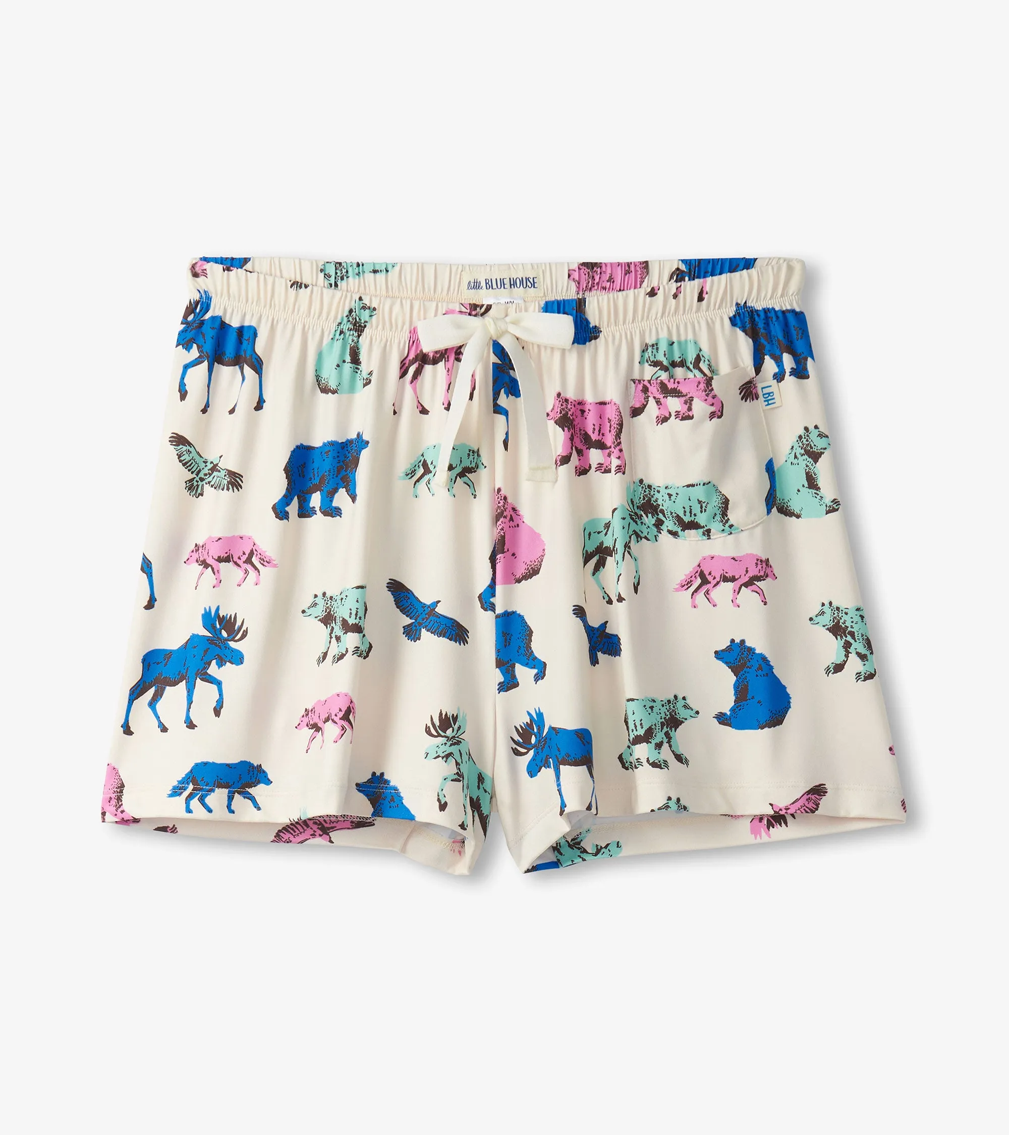 Women's Woodland Animals Pajama Shorts