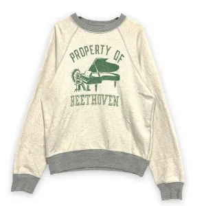 [XL] Kapital Beethoven Piano College Chieftain Crewneck Sweatshirt Grey