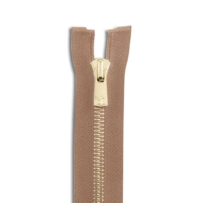 YKK Excella #5 Golden Brass Jacket Zipper