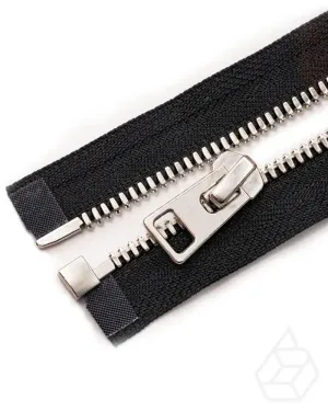 YKK Excella® | Complete, separating zipper with single slider | Silver | Size 5