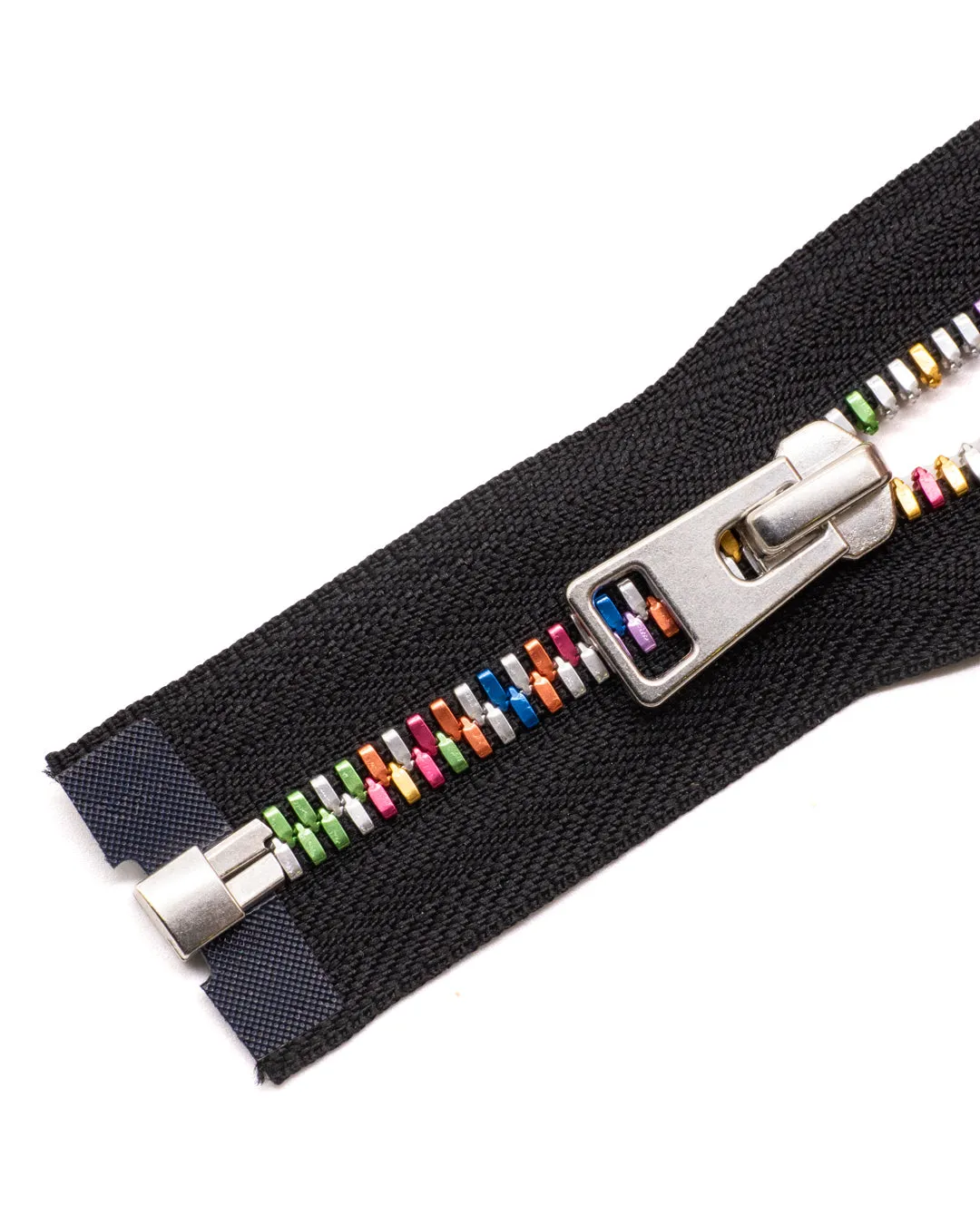 YKK Excella® Light | Complete, separating zipper with single slider | Rainbow | Size 5