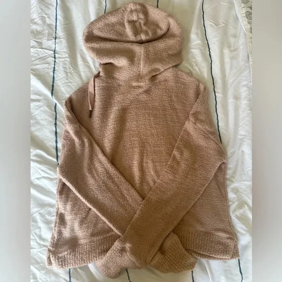Z Supply Kacey Feather Hoodie in Mauve