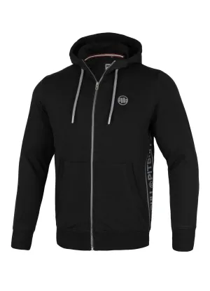 Zip Hoodie Lotus French Terry - Black
