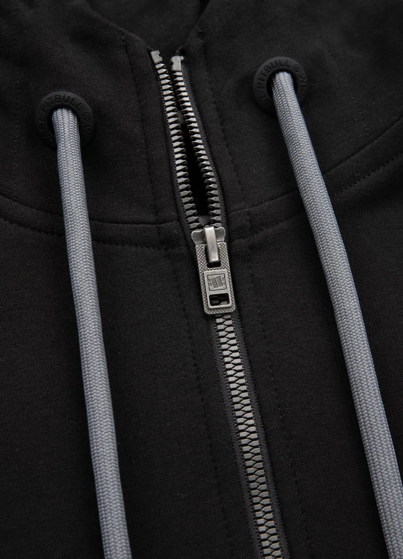 Zip Hoodie Lotus French Terry - Black